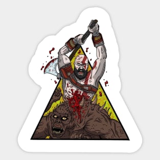 kratos Sticker